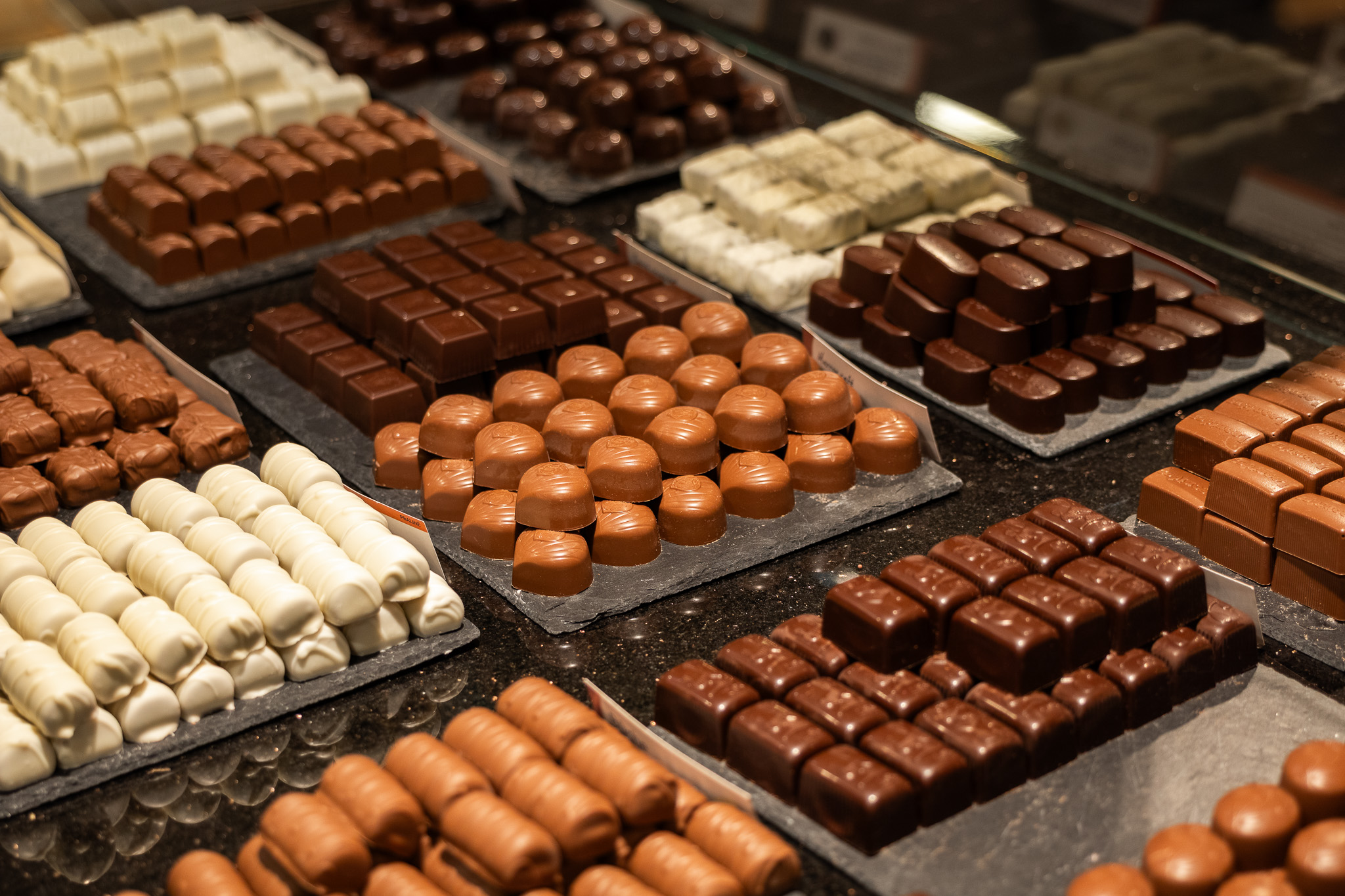 Ambachtelijke bonbons en chocolade